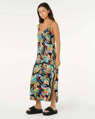 Sunset Luau Midi Dress (Multi)
