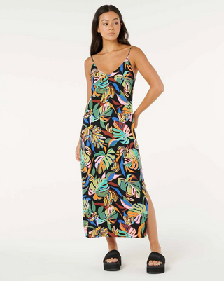 Sunset Luau Midi Dress (Multi)