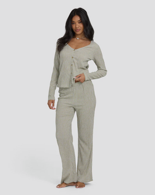 Hot Check Long Sleeve Knit Top (MTO)