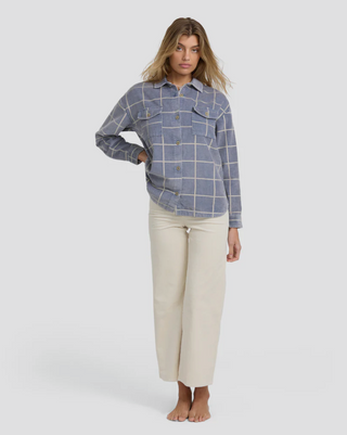 Fadeaway Long Sleeve Shacket (SNB)