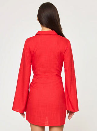 Las Palmas Dress (Flame)  ONLINE EXCLUSIVE