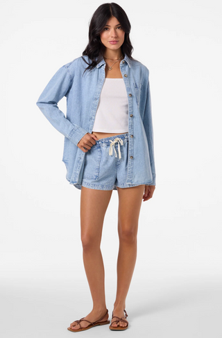 Sevie Shacket Denim (Drifter)