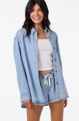 Sevie Shacket Denim (Drifter)