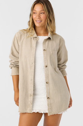 Sevie Shacket (Simply Taupe)