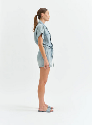 Surfside Romper in Wild Card