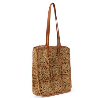 Port Tote (Tan Multi)