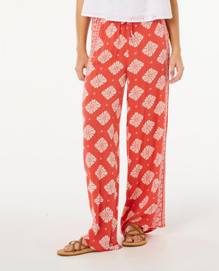 Ventura Wide Leg Pant (Red)