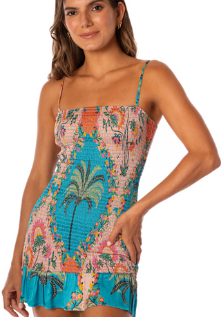Arabian Palm Zephyra Short Dress