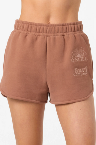 Chore Break Scallop Fleece Short (Carob Brown)