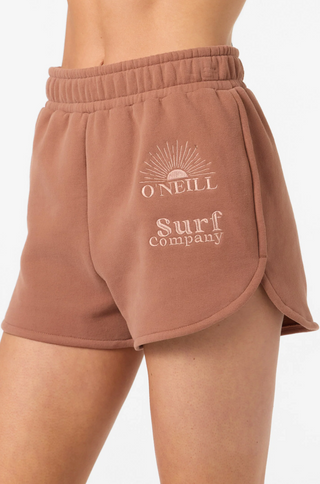 Chore Break Scallop Fleece Short (Carob Brown)