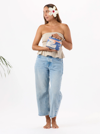 Salina Tiny Stripe Cabin Crew Kit  Navy