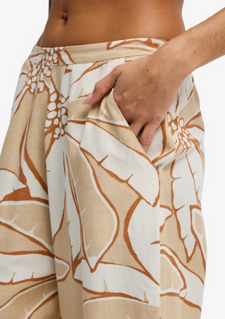 Tropic Breeze Elasticated Trousers (Stone) ONLINE EXCLUSIVE