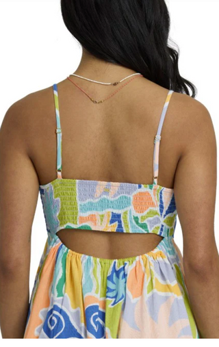Island Life Midi Dress (Blue Multi)