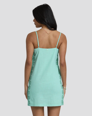 Sun Rays Mini Dress (POOL BLUE)