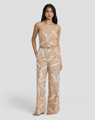 Tropic Breeze Woven Tank (Stone) ONLINE EXCLUSIVE