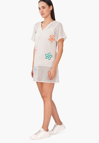 Summer Eira Patch Floral Short Dress