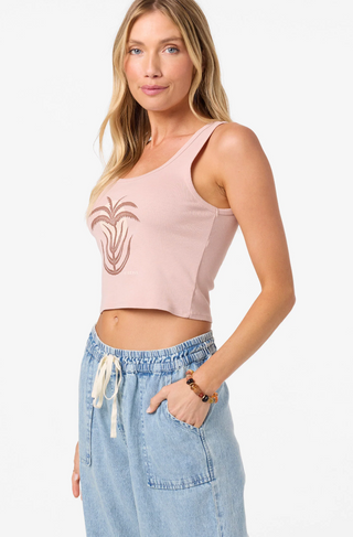 Palm Sun Scoop Neck Tank (MRS)
