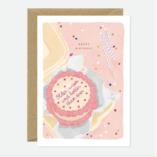 Older Wiser Cake Card