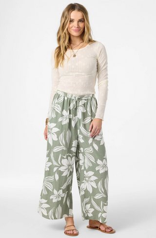 Rosalie Floral Pant (Sea Spray) ONLINE EXCLUSIVE