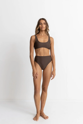 CLASSIC CROP TOP (Chocolate)
