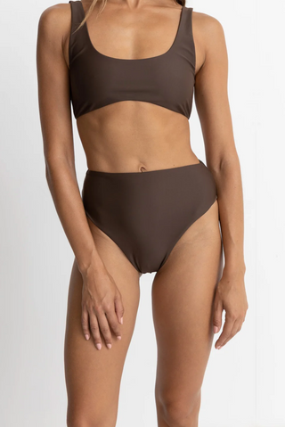 CLASSIC HI WAIST PANT (Chocolate)