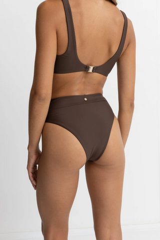 CLASSIC HI WAIST PANT (Chocolate)
