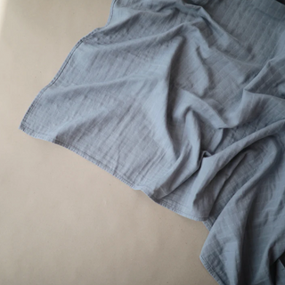 Organic Cotton Muslin Swaddle Blanket (Tradewinds)