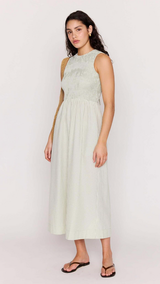 SABRINA TIE BACK MIDI DRESS