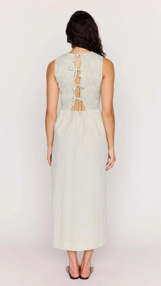 SABRINA TIE BACK MIDI DRESS
