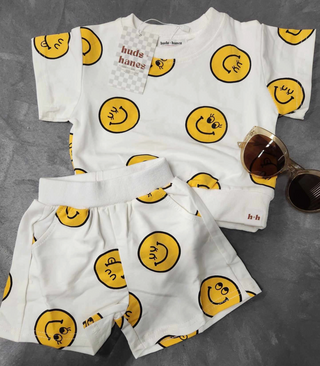 Put on a Happy Face Set (White)