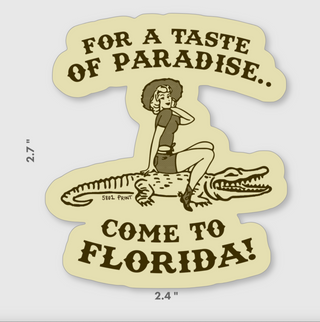 Gator Girl Sticker