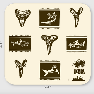 Shark Tooth Sticker