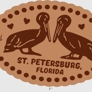 Pelican Pressed Penny Sticker
