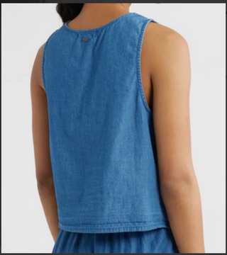 CATALINA ISLAND CHAMBRAY VEST (Mid Blue)