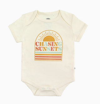 Chasing Sunsets Cotton Baby Onesie