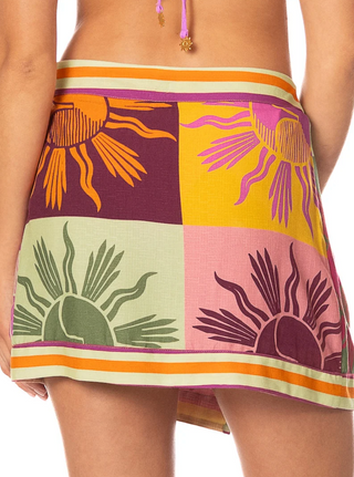 Celestia Wrap Skirt (Open Purple)