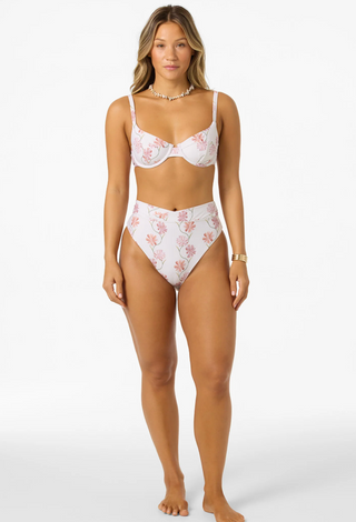 Ivy Floral Seashell Bra Top (TOFU)