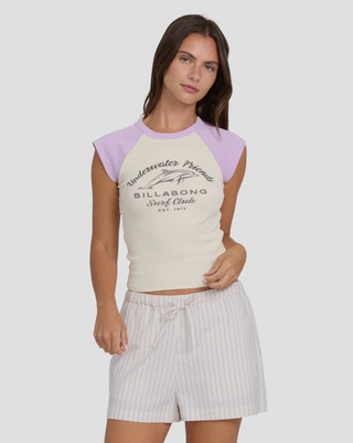 Wanderer Lilac Stripe Woven Shorts (VGV)