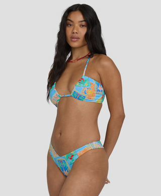 Coastal Cruise Drew Bandeau Bikini Top (DRM)