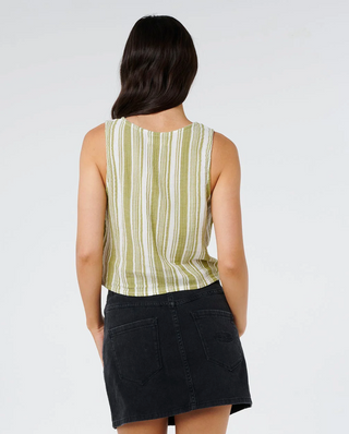 Premium Surf Stripe Top (Olive) ONLINE EXCLUSIVE