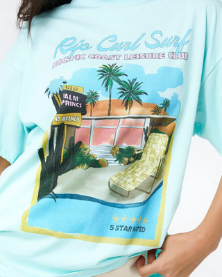 5 Star Heritage Tee (Light Sea Blue)