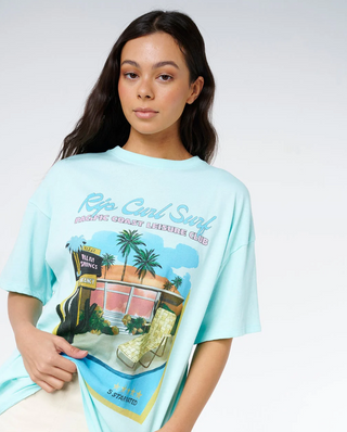 5 Star Heritage Tee (Light Sea Blue)