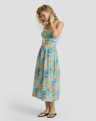 Palm Grove Midi Dress (DRM)