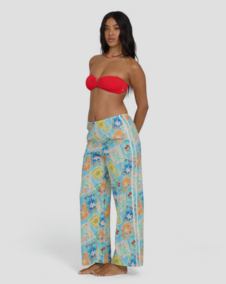 Palm Grove Elastic Waist Pants (DRM)