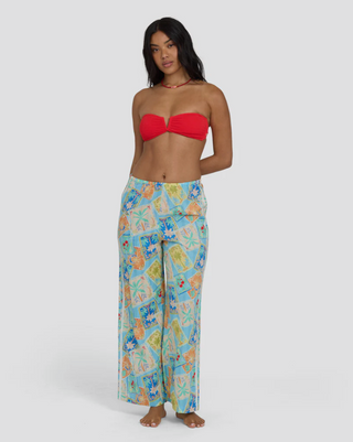 Palm Grove Elastic Waist Pants (DRM)