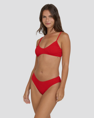 Rising Tide Bondi Medium Bikini Bottoms (FIESTA RED)