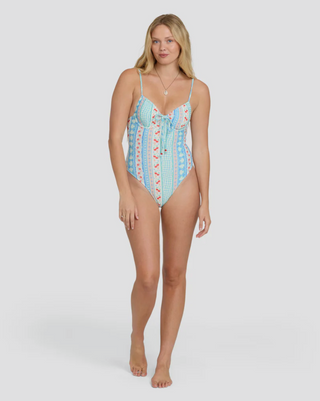Picnic Ella Hawaii One-Piece Swimsuit (Dream Blue)