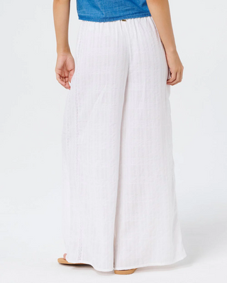 Catalina Islands Wide Leg Pant (Optical White)