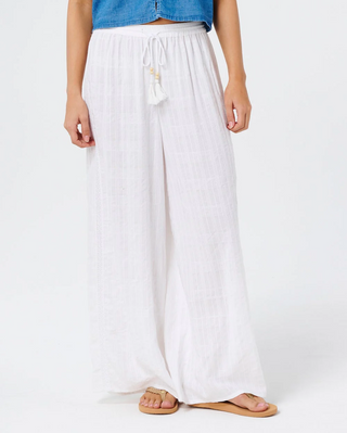 Catalina Islands Wide Leg Pant (Optical White)