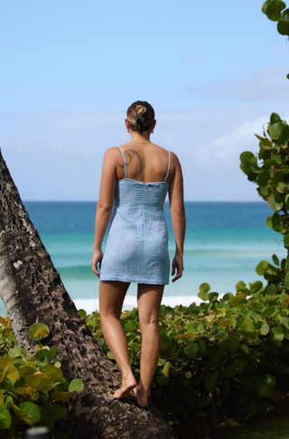 Cassie Monstera Short Dress (BGLS)